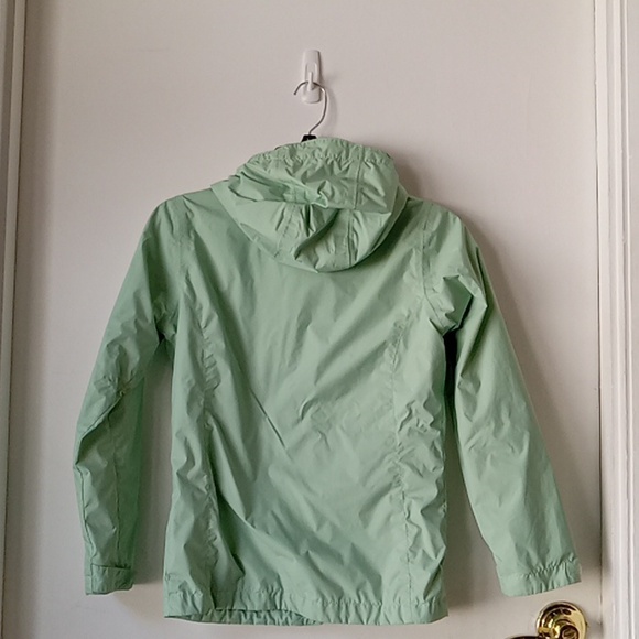 Columbia Kids Mint Green  Hooded Jacket Zipper Pockets - Picture 3 of 11